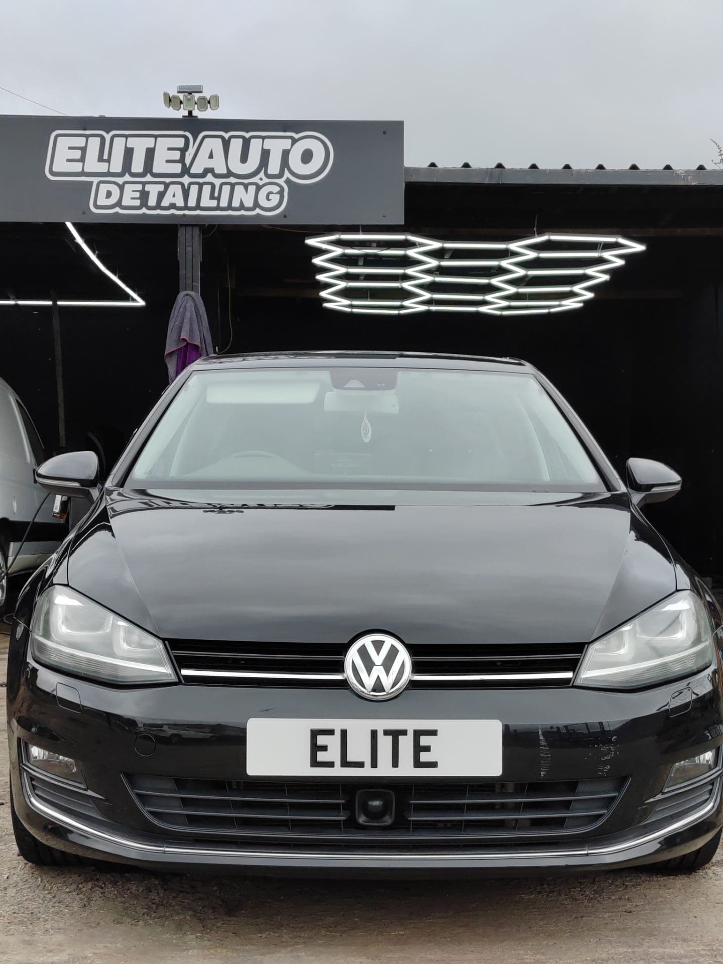 VW Golf after detailing
