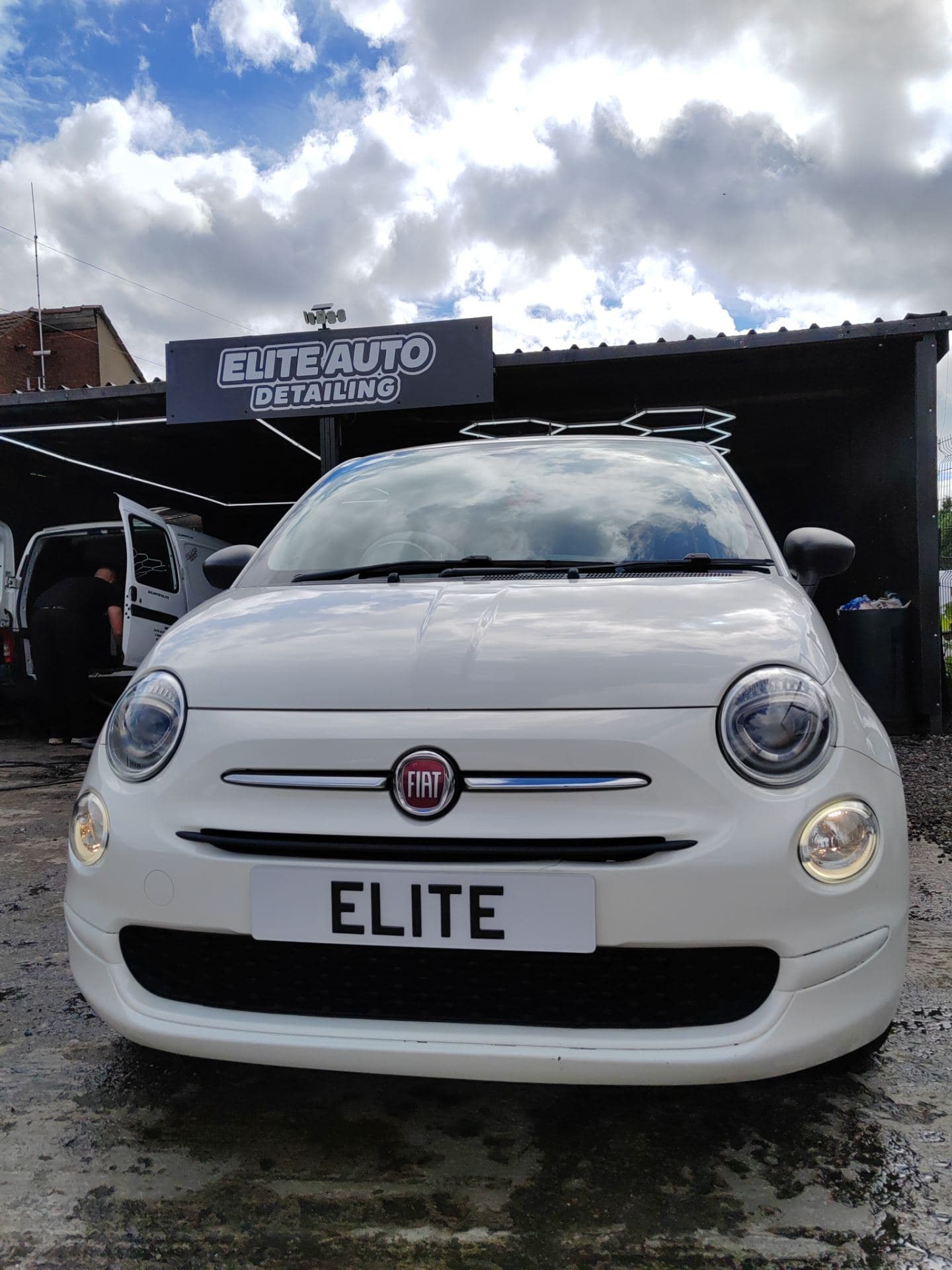 Fiat 500 after detailing