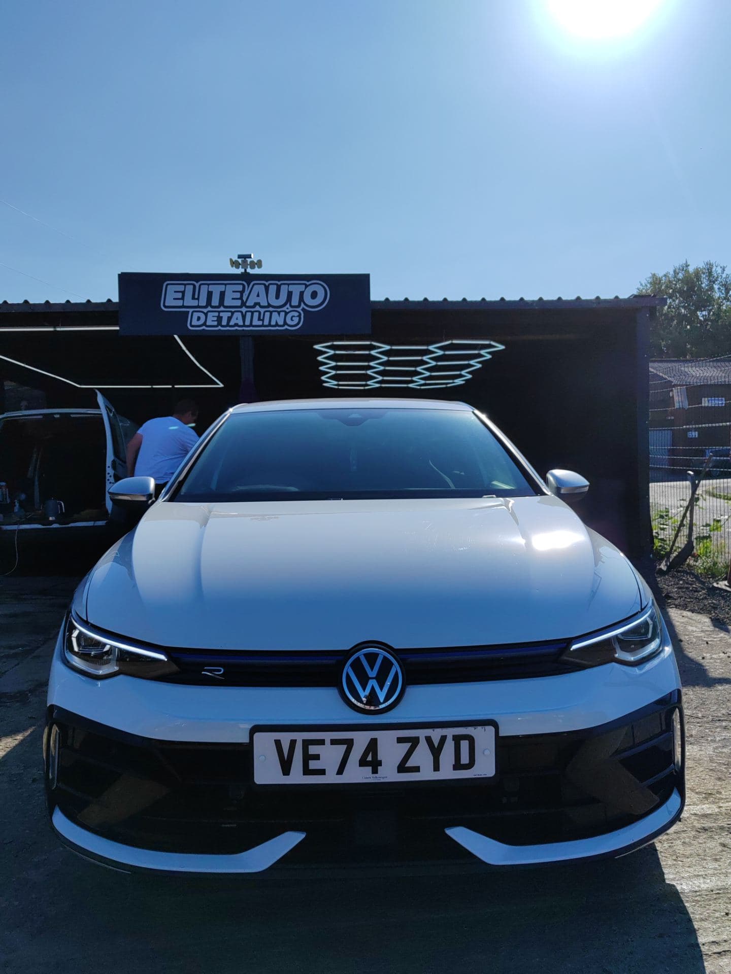Volkswagen Golf R after detailing