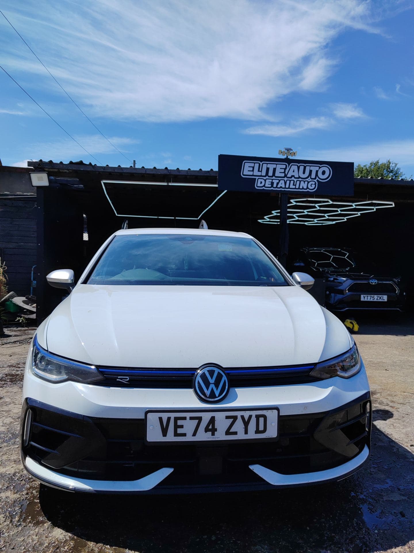 Volkswagen Golf R before detailing