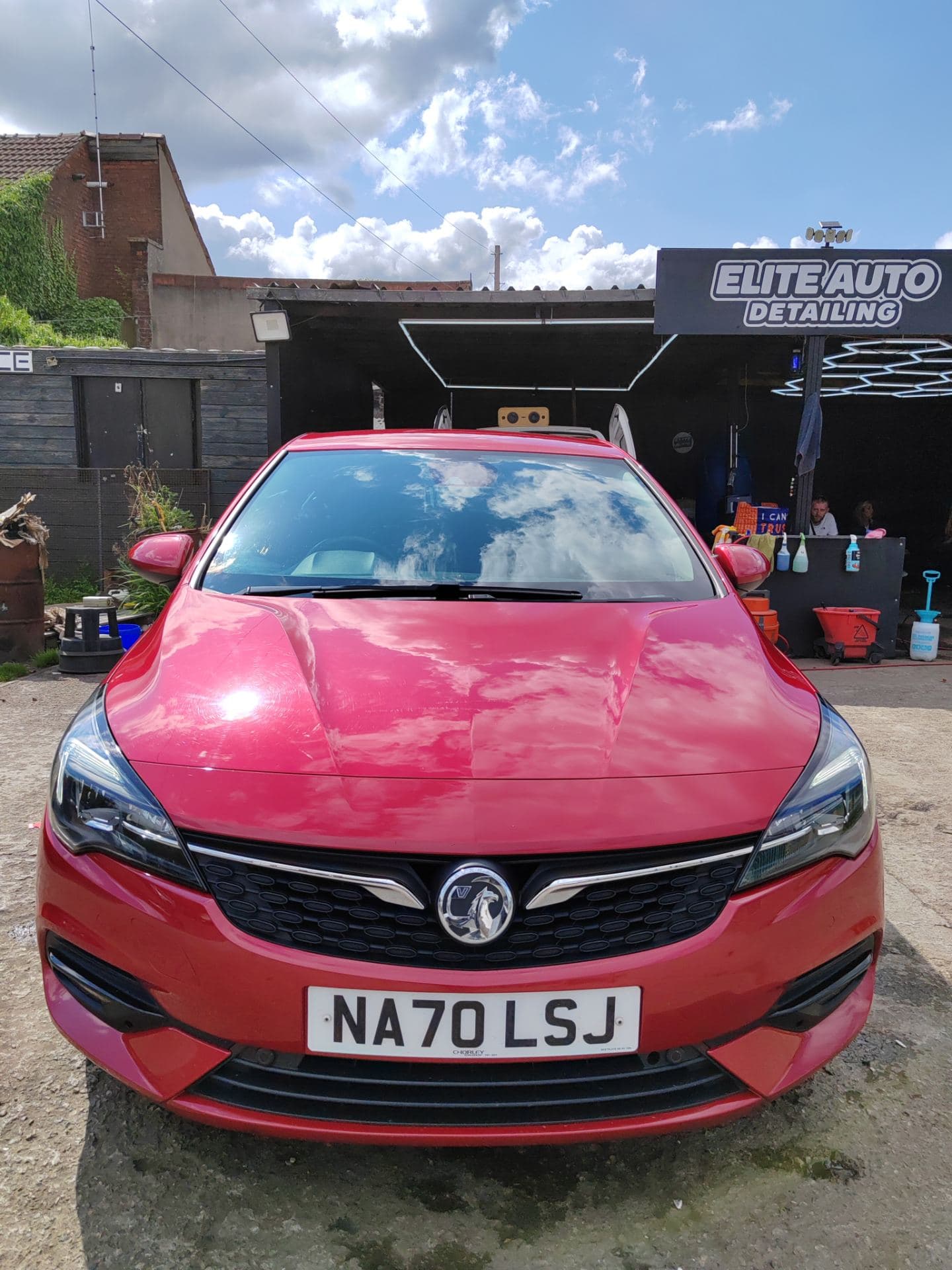 Vauxhall Astra after detailing