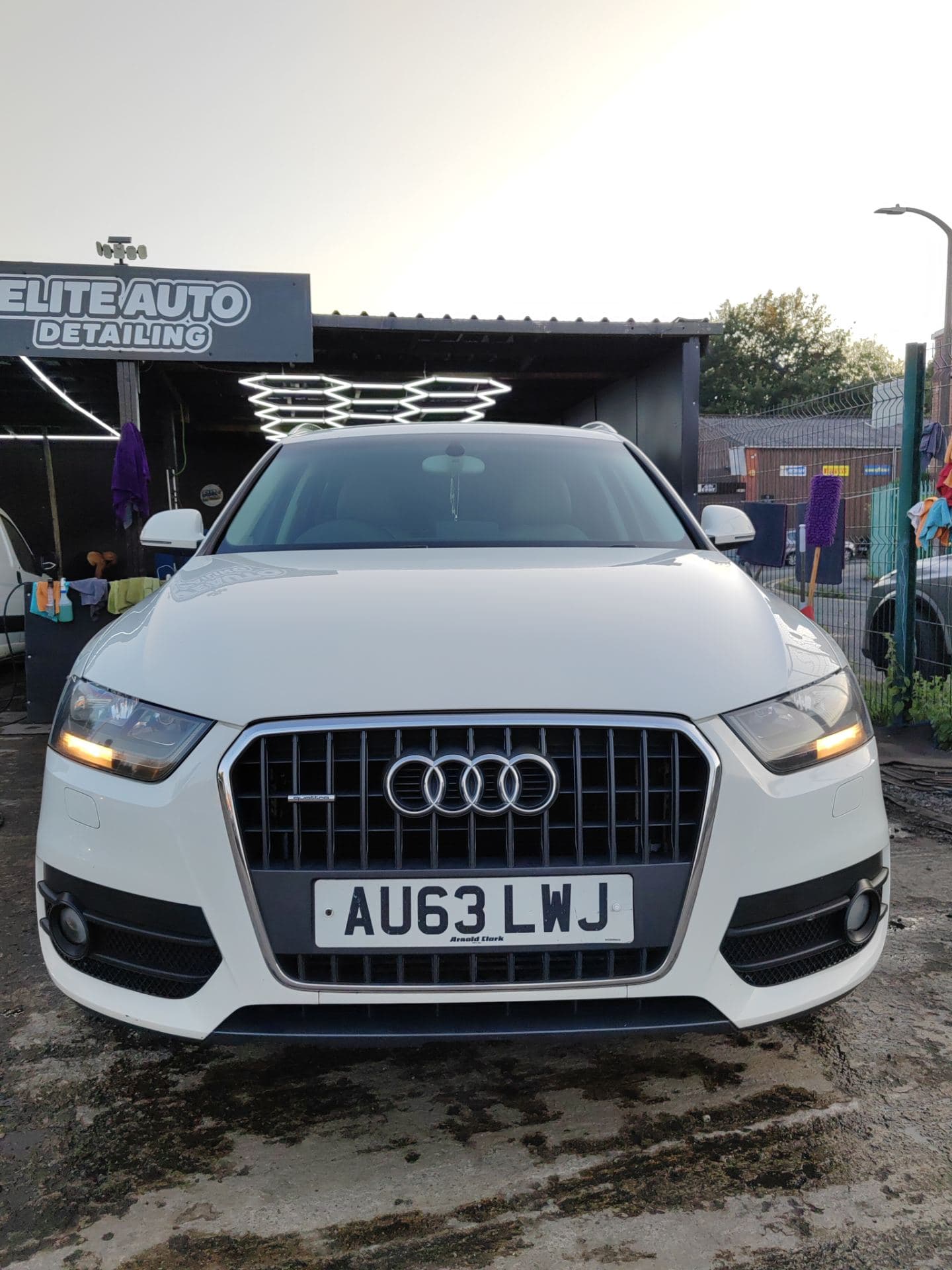 Audi Q3 after detailing