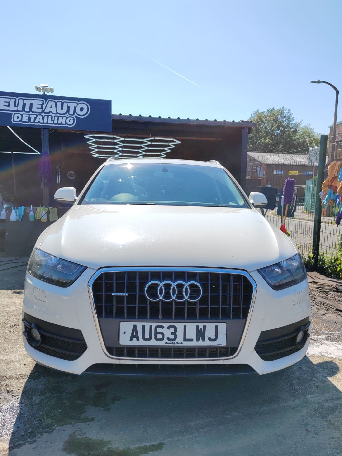 Audi Q3 before detailing