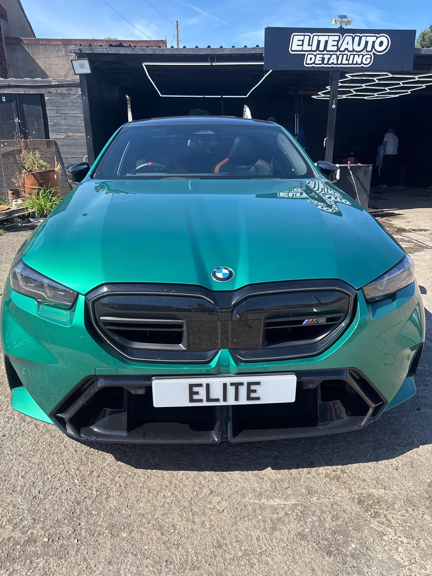 BMW M5 before detailing