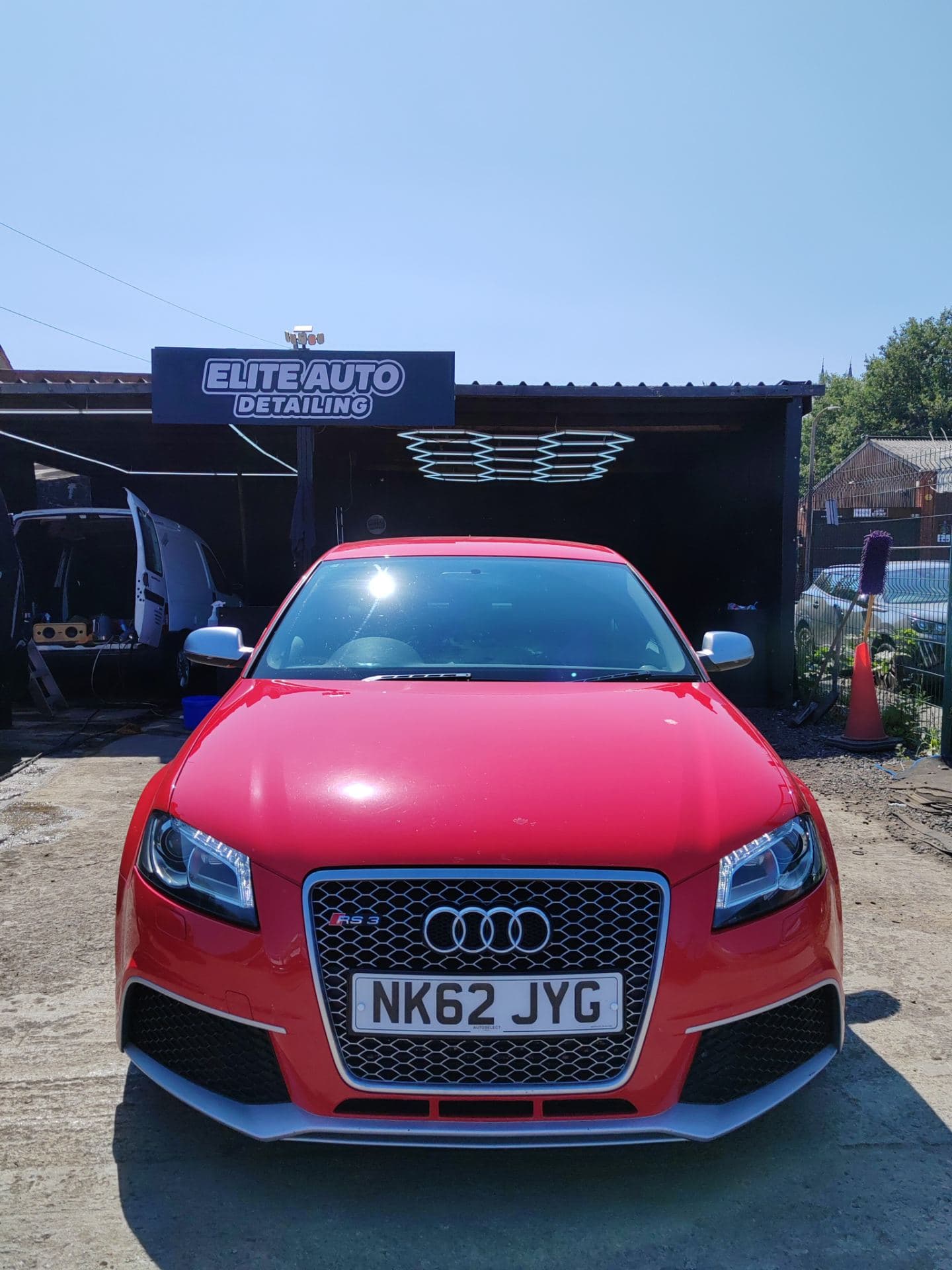 Audi RS3 before detailing